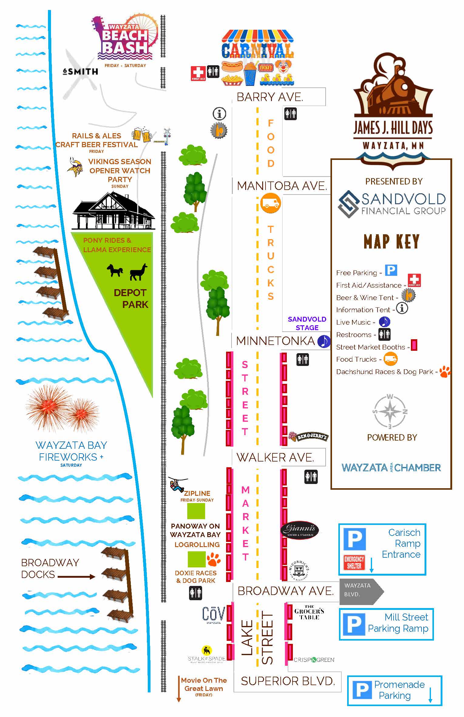 Event Map James J. Hill Days